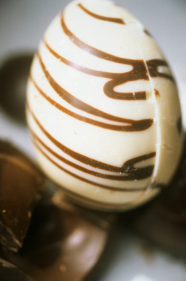 A White Chocolate Egg