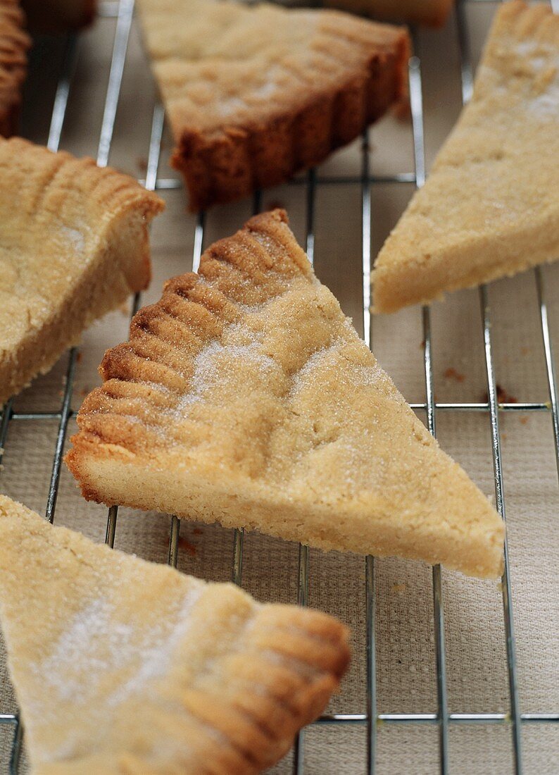 Shortbread auf Kuchengitter