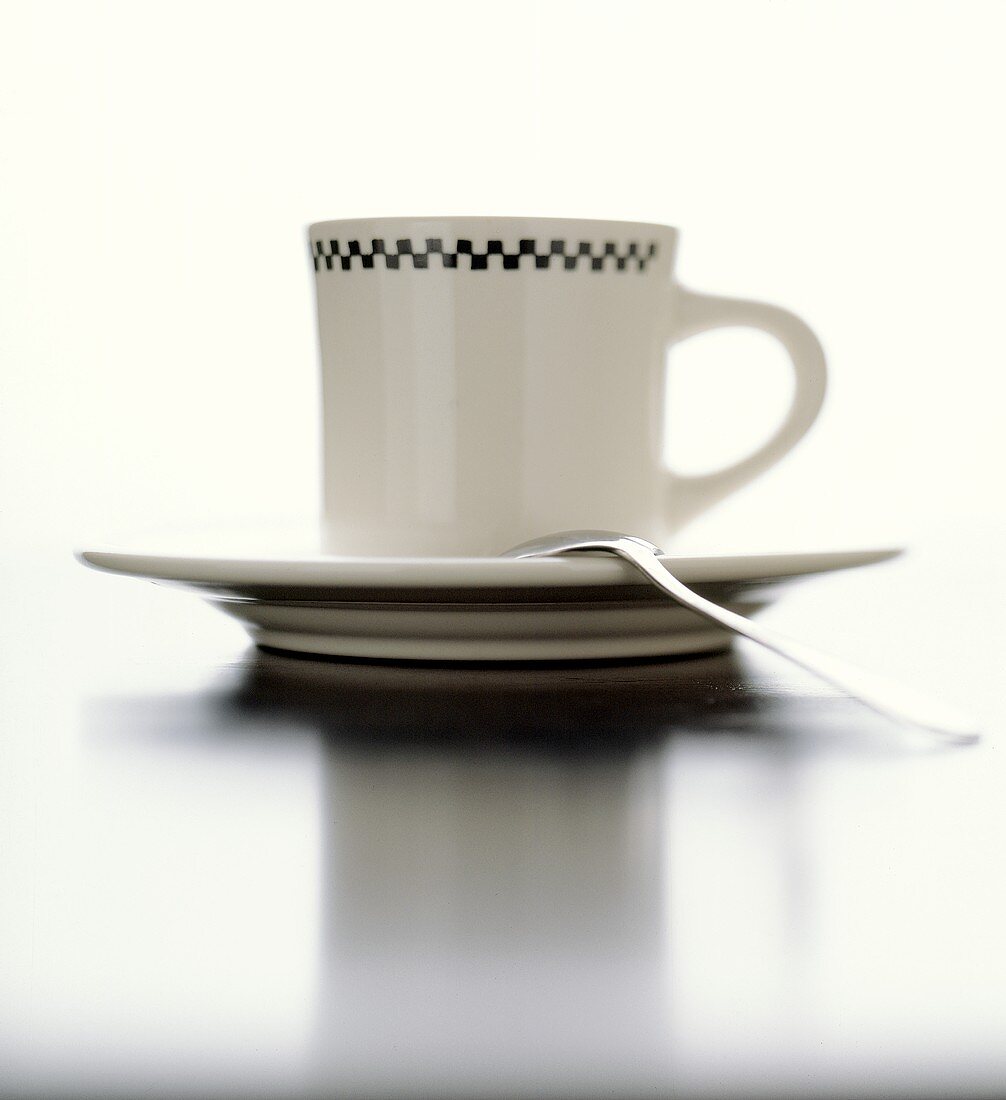 Espresso cup with spoon