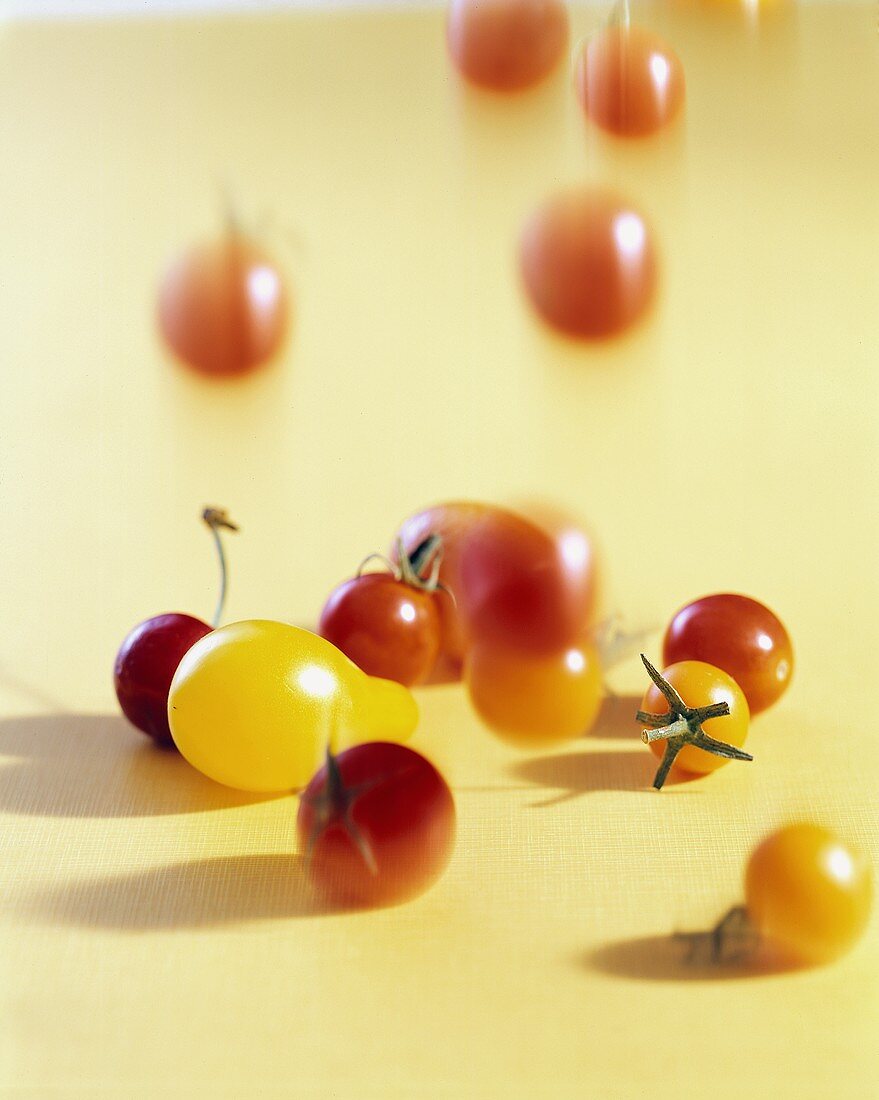 Bouncing Cherry Tomatoes