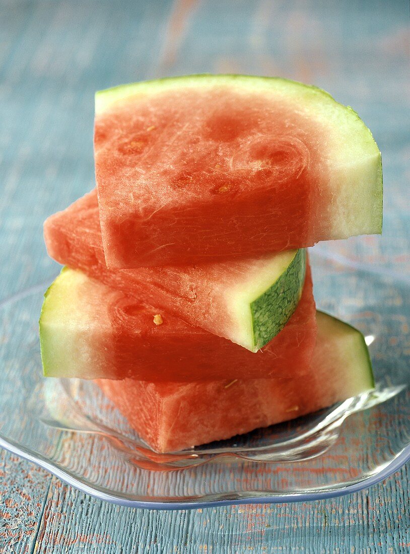 Kernlose Wassermelonenschnitze