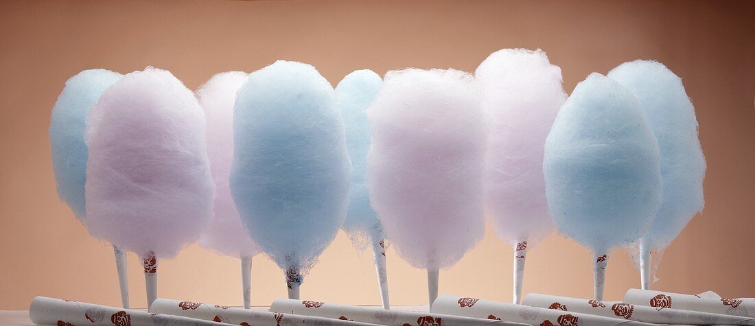 Blue and Pink Cotton Candy