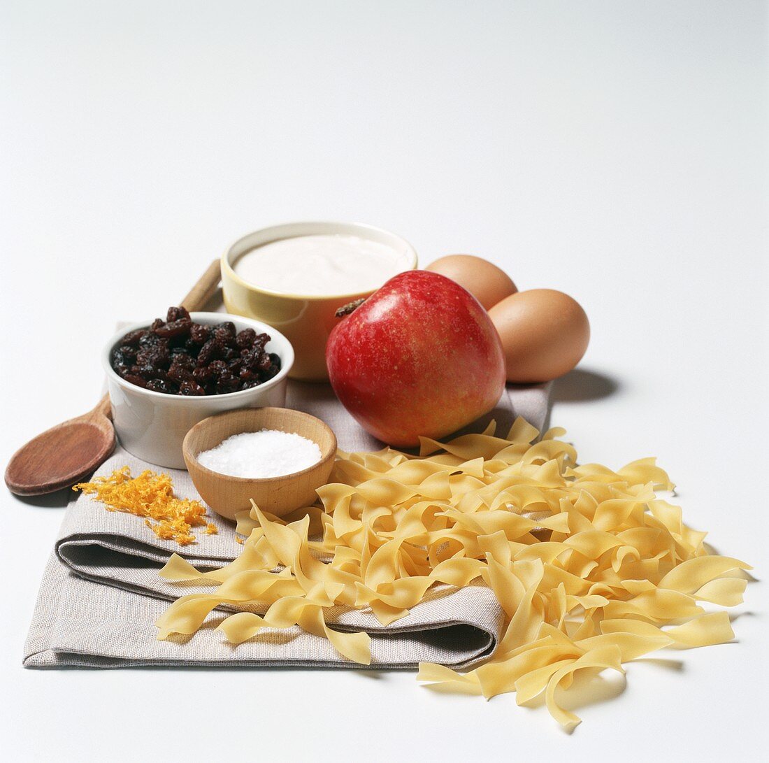 Ingredients For an Apple Kugel