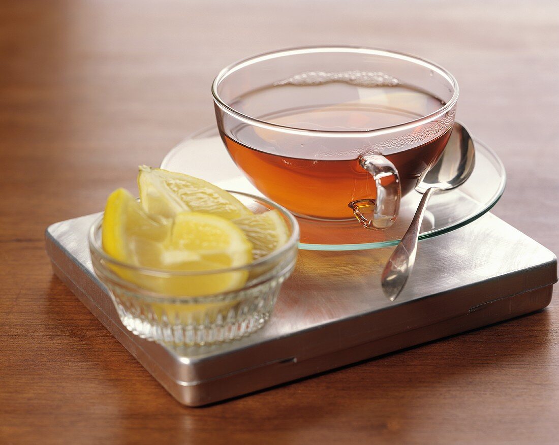 A Cup of Tea with Lemon