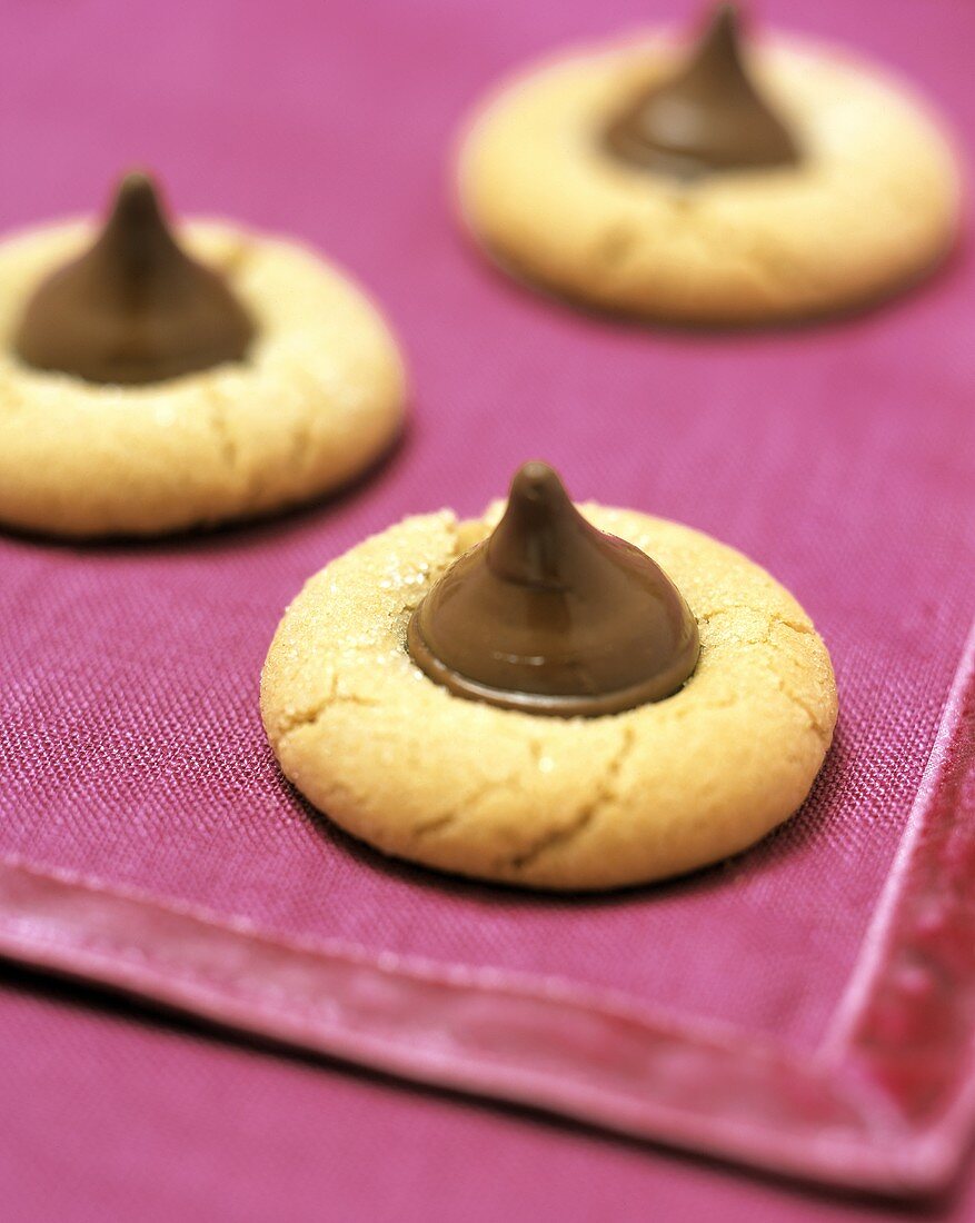 Peanut Butter Cookies with Hershey Kisses