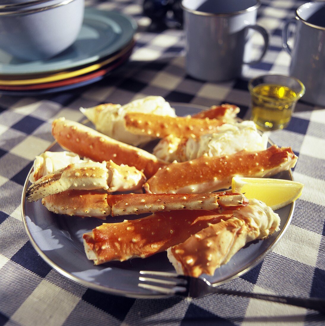 A Plate of Alaskan King Crab Legs