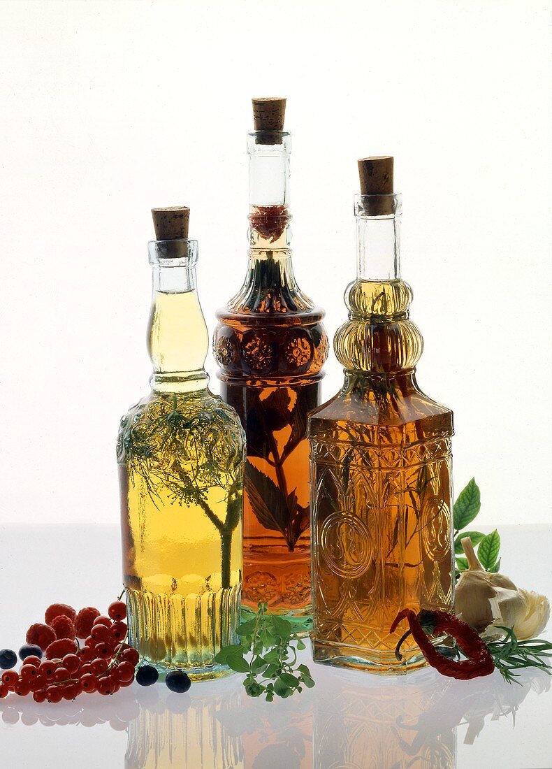 Oil and Vinegar with Herbs