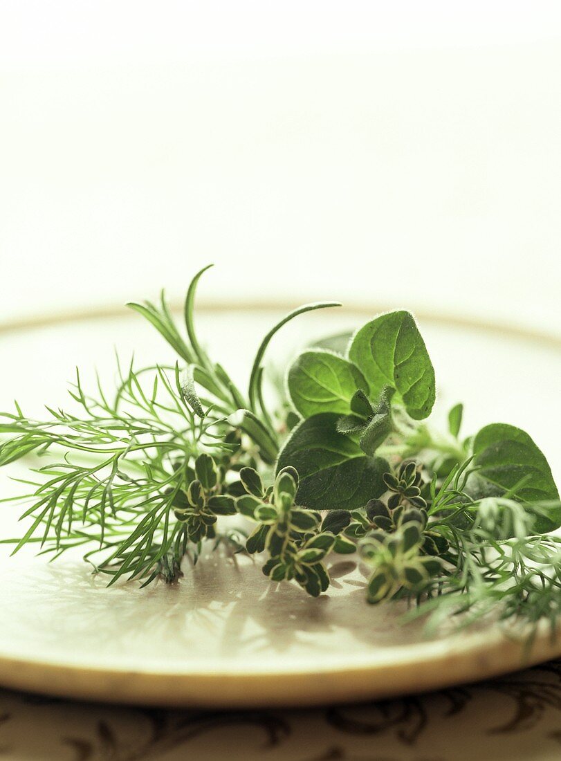 An Assortment of Fresh Herbs