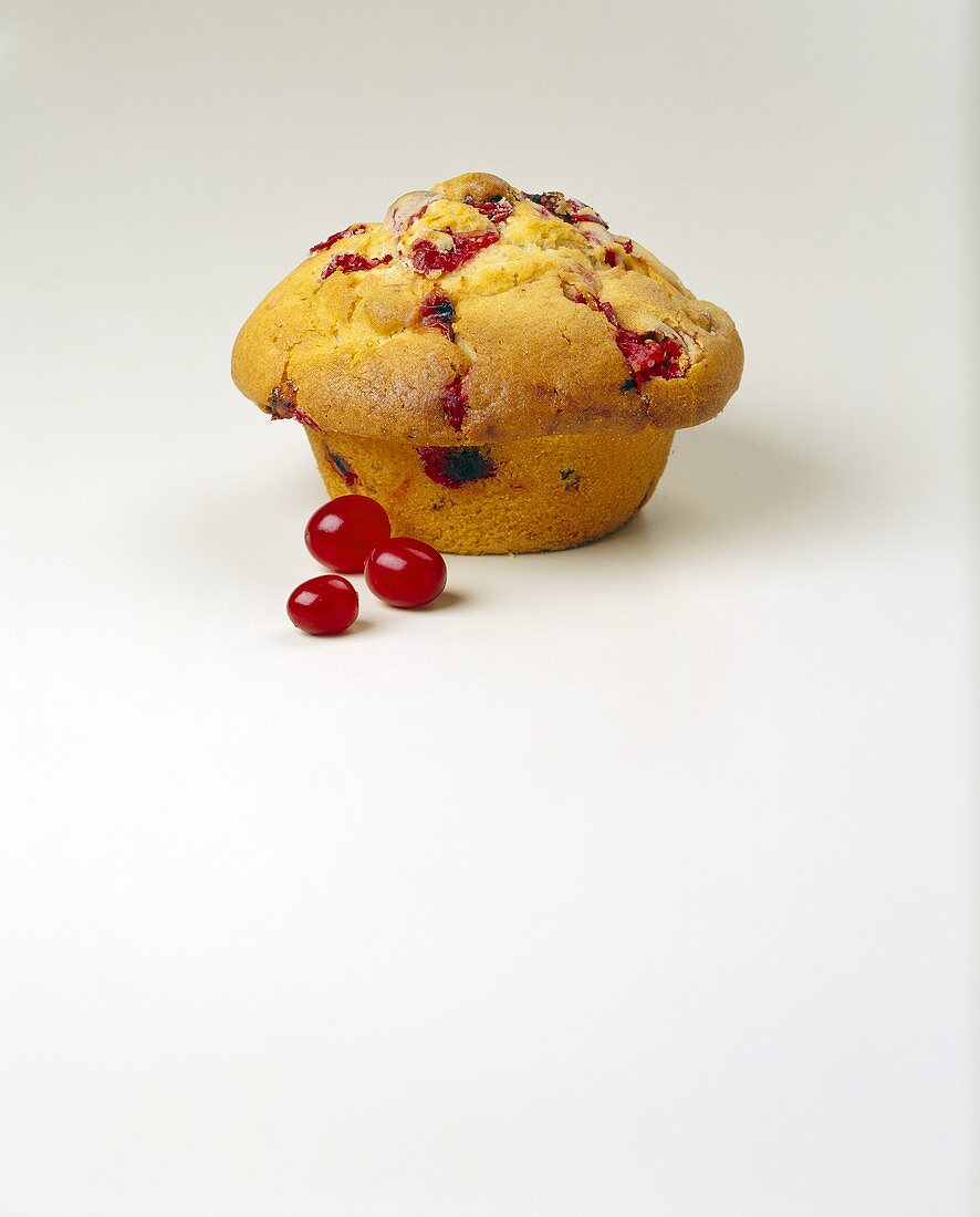 Cranberry Nut Muffin with Cranberries