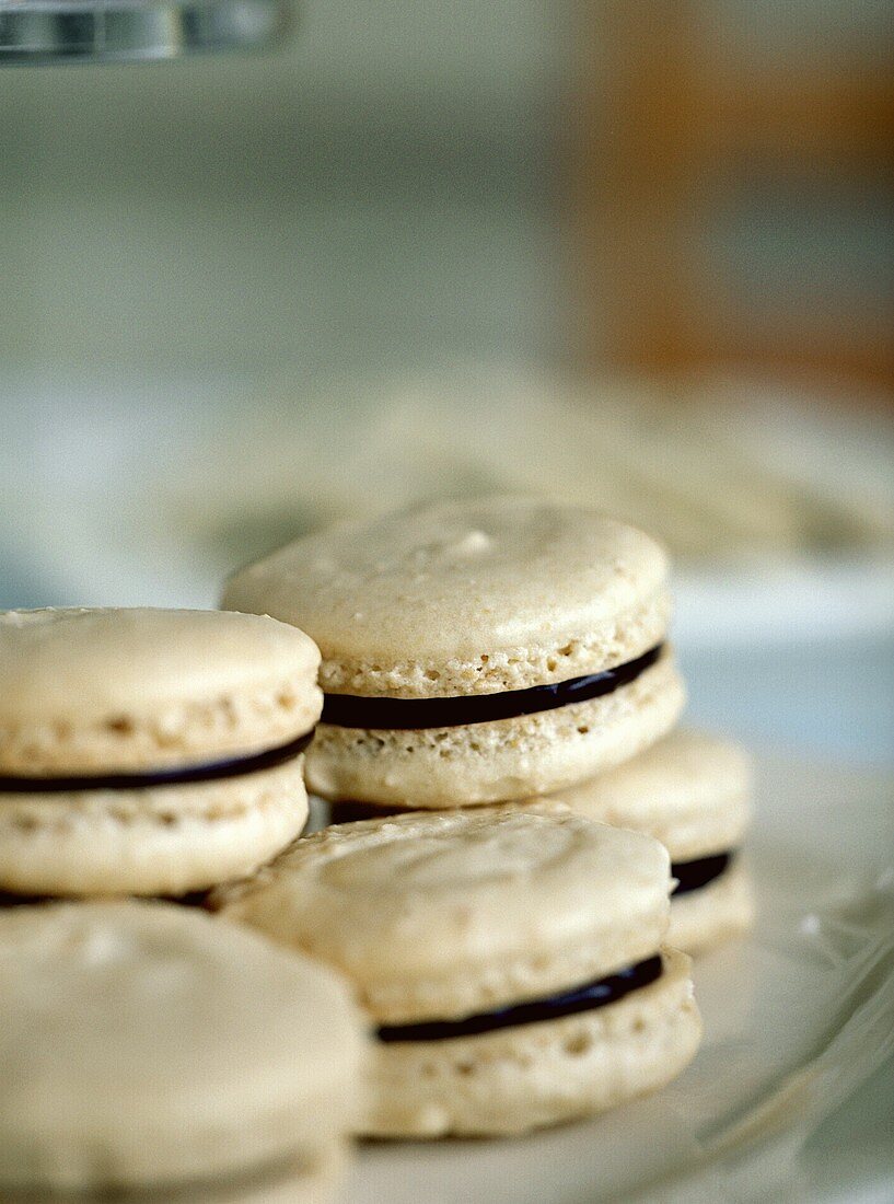 Chocolate Filled Macaroons