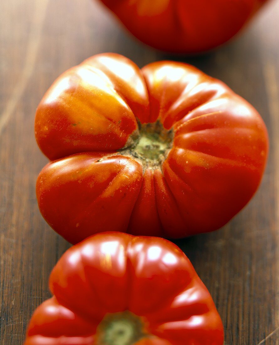 Fresh beefsteak tomatoes