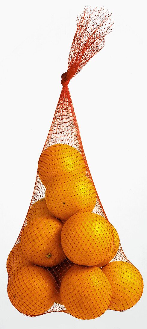 Orangen im Netz