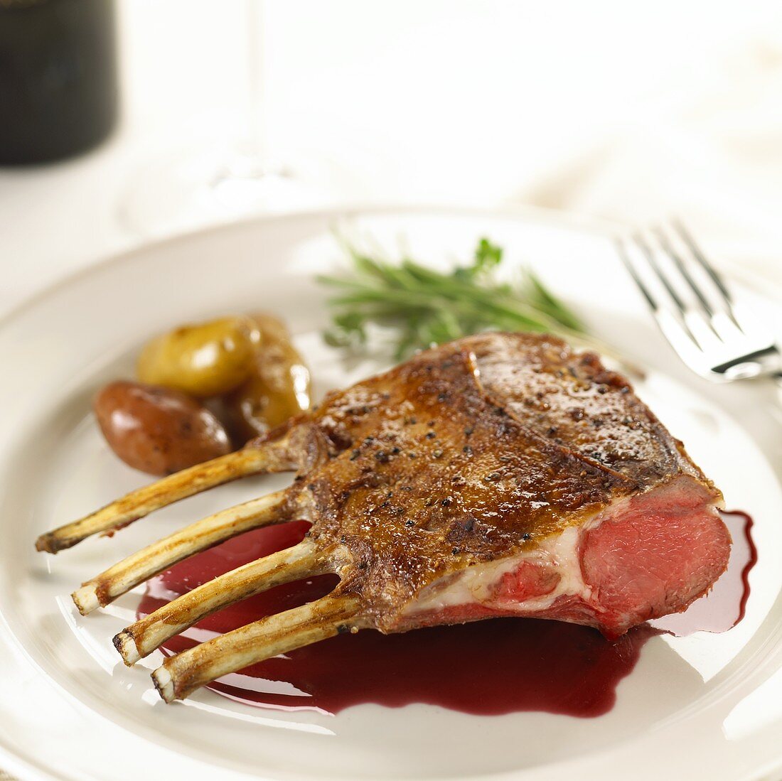 Rack of lamb with herb crust