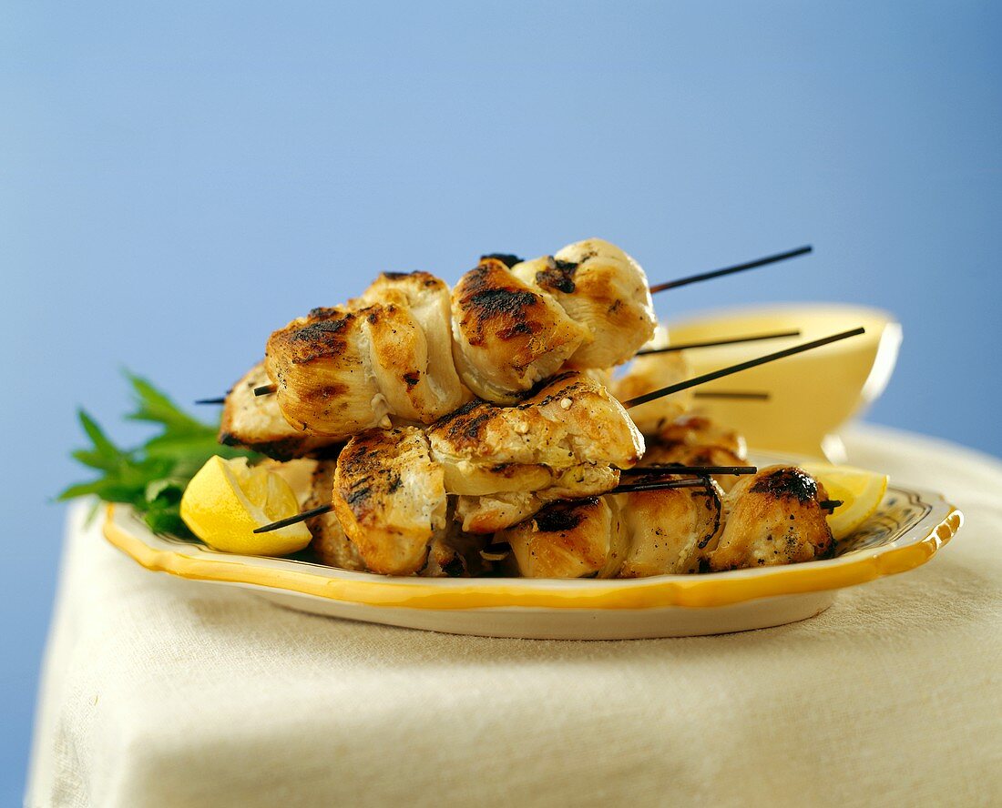 Skewered Grilled Chicken