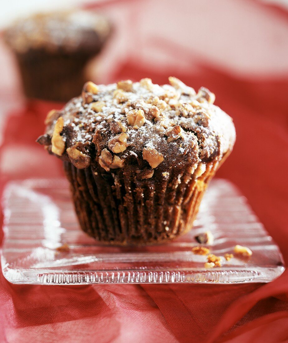 A spiced pumpkin muffin