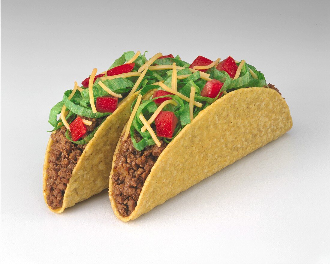 Tacos with mince filling