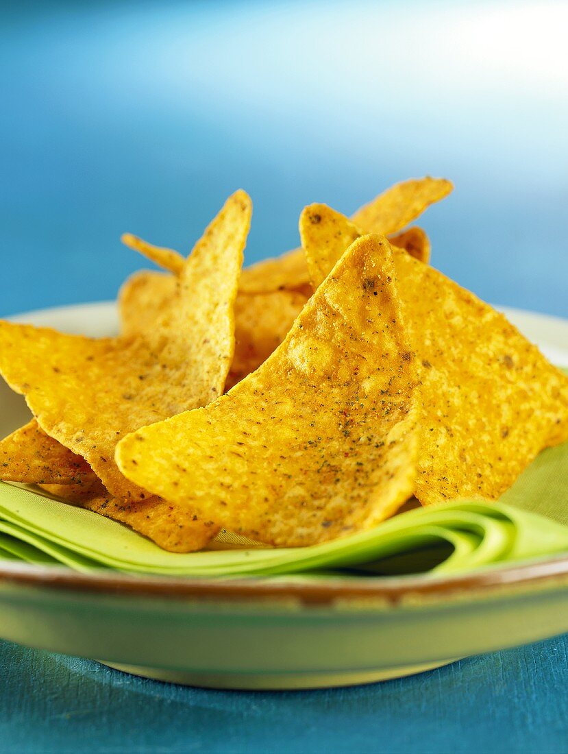 Spicy tortilla chips