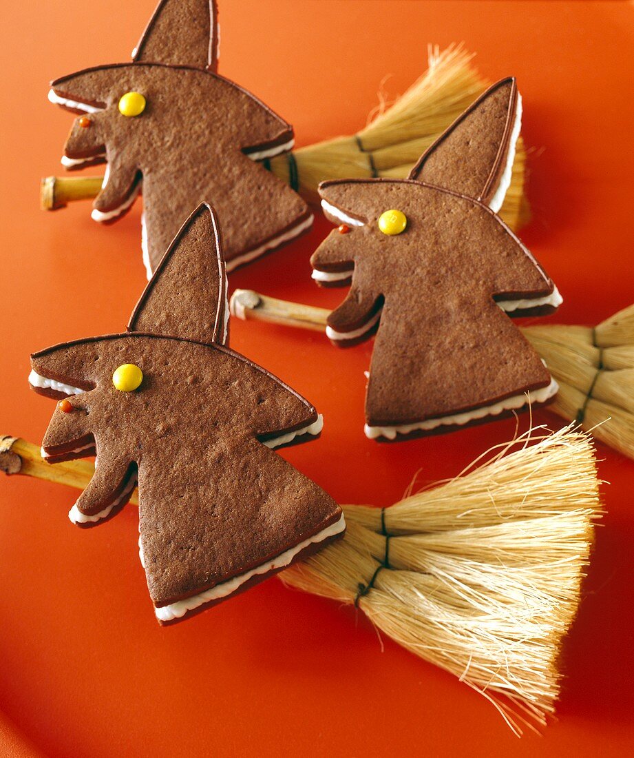 Witch biscuits for Halloween