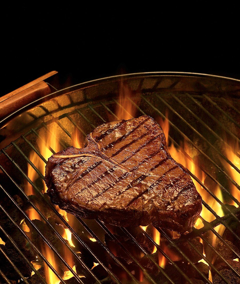 Porterhouse-Steak auf dem Grill