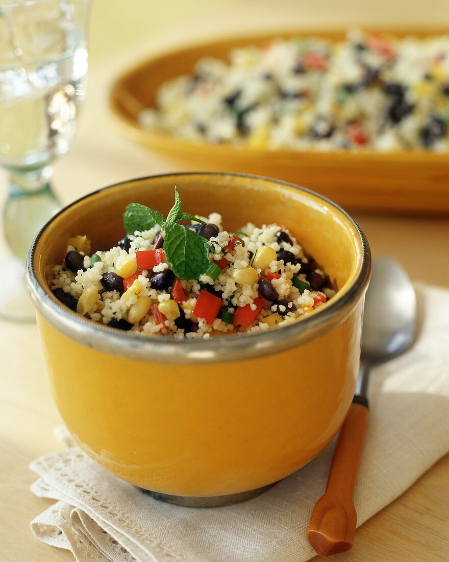 Black Bean and Cousous Salad