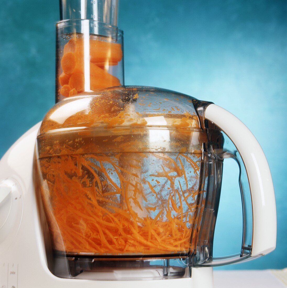 Pureeing Carrots in a Food Processor