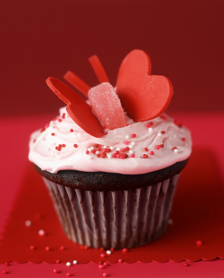 Cup-cake for Valentine's Day