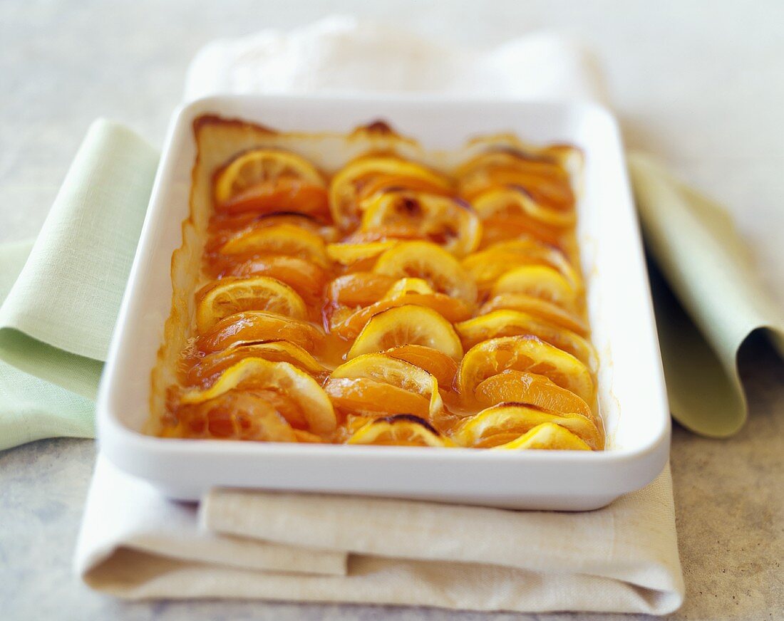 A Peach and Lemon Bake