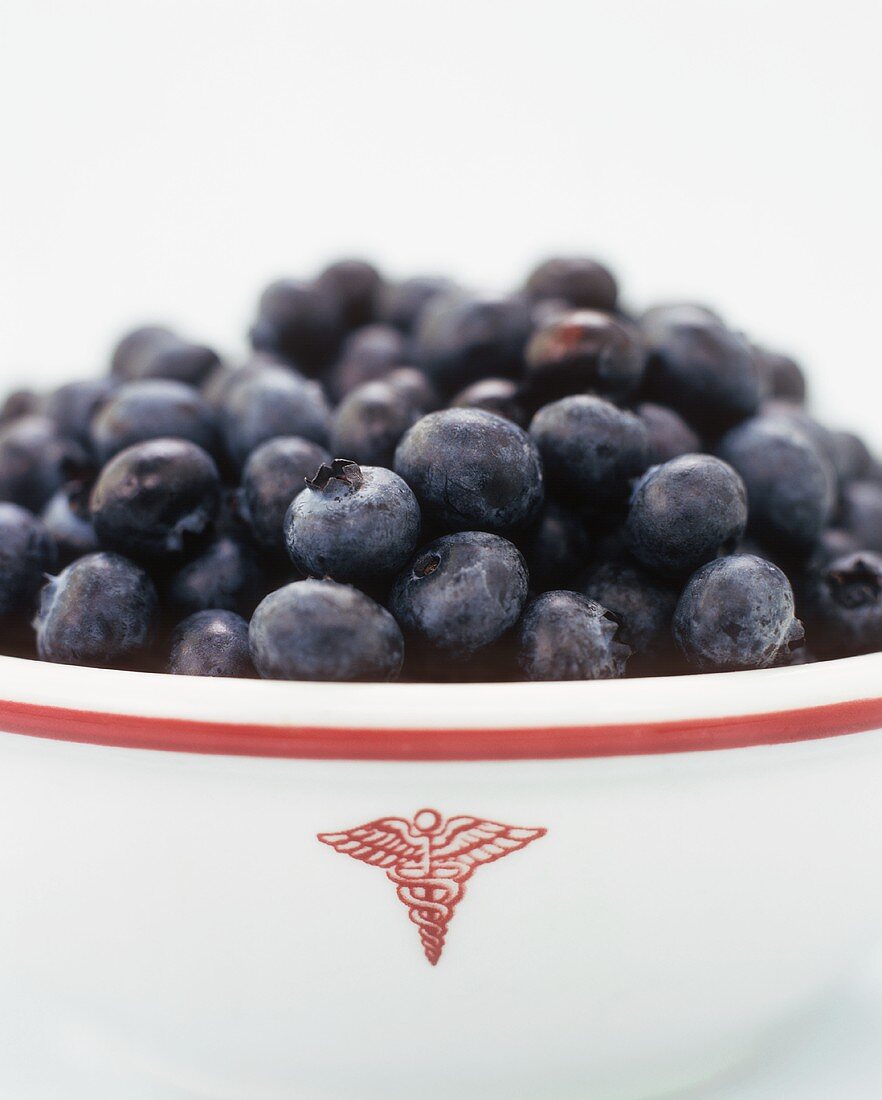 Blueberries in a Caduceus Bowl