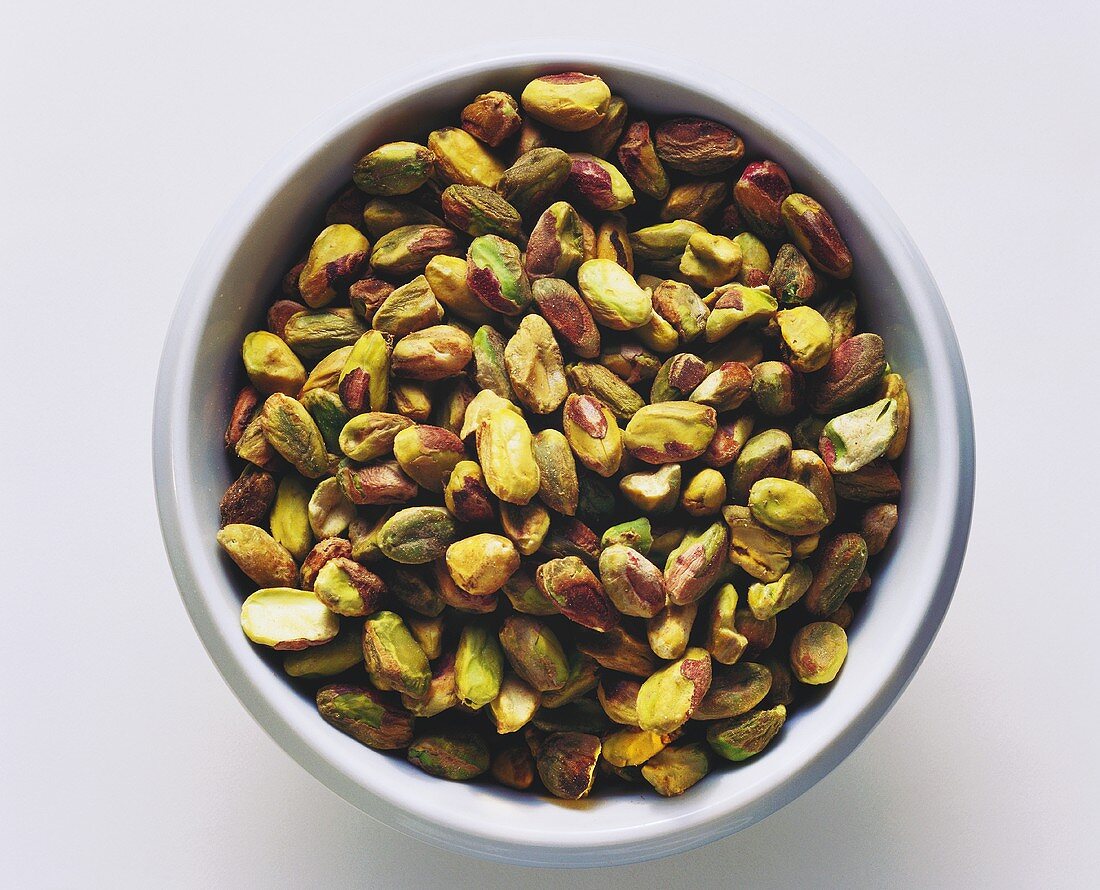 Pistachio Nuts in a Bowl