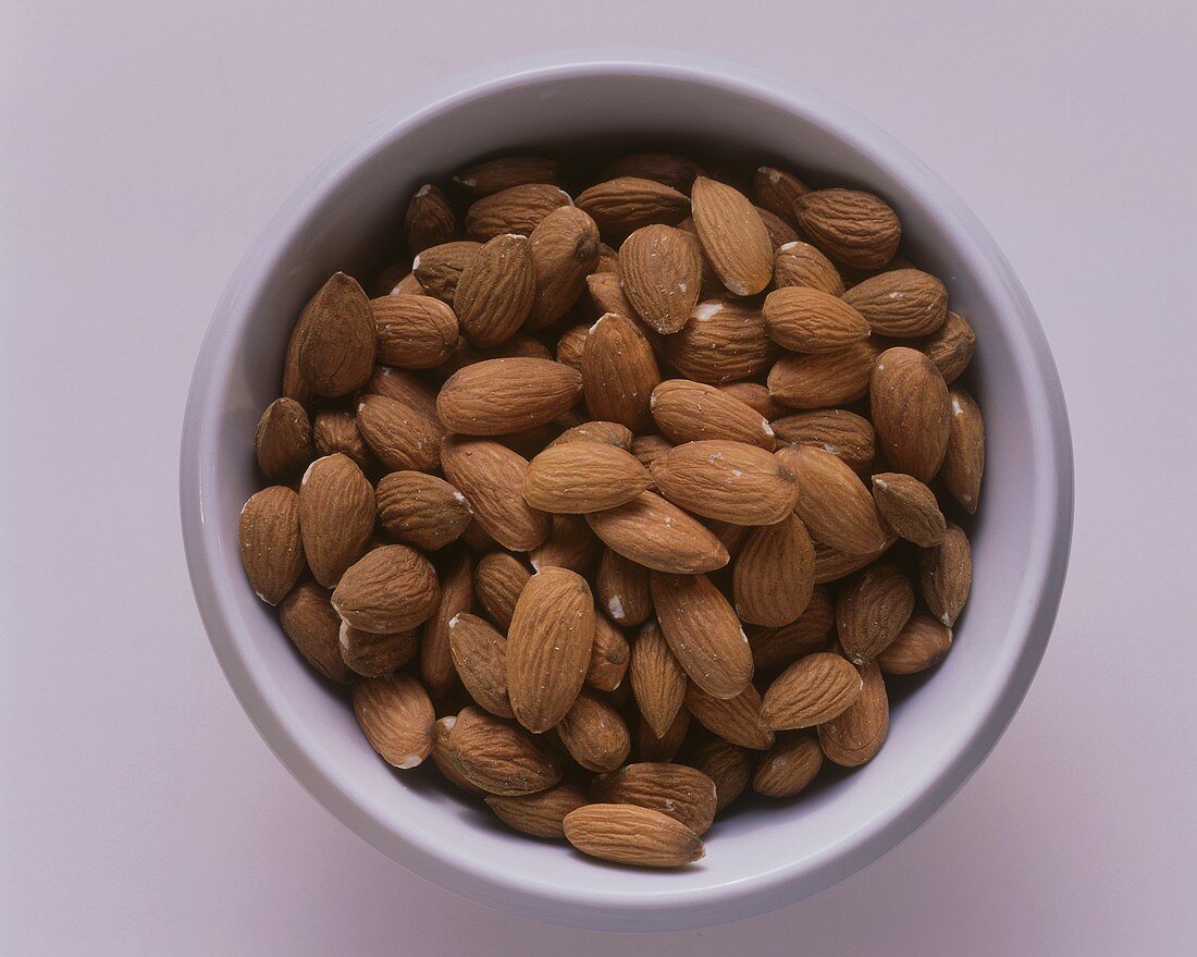 Shelled Almonds in a Bowl