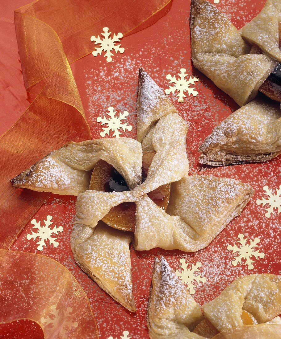 Puff Pastry Pinwheel with Decorations