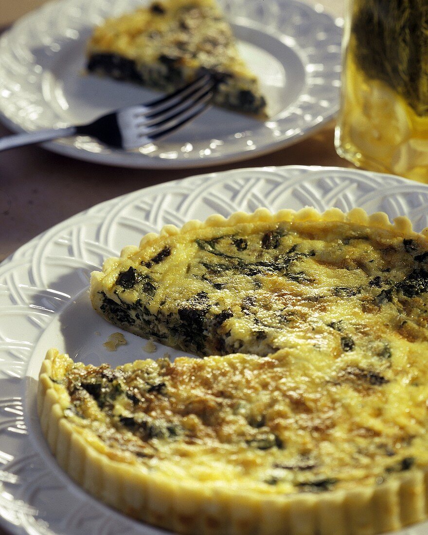 Spinach and Cheese Quiche