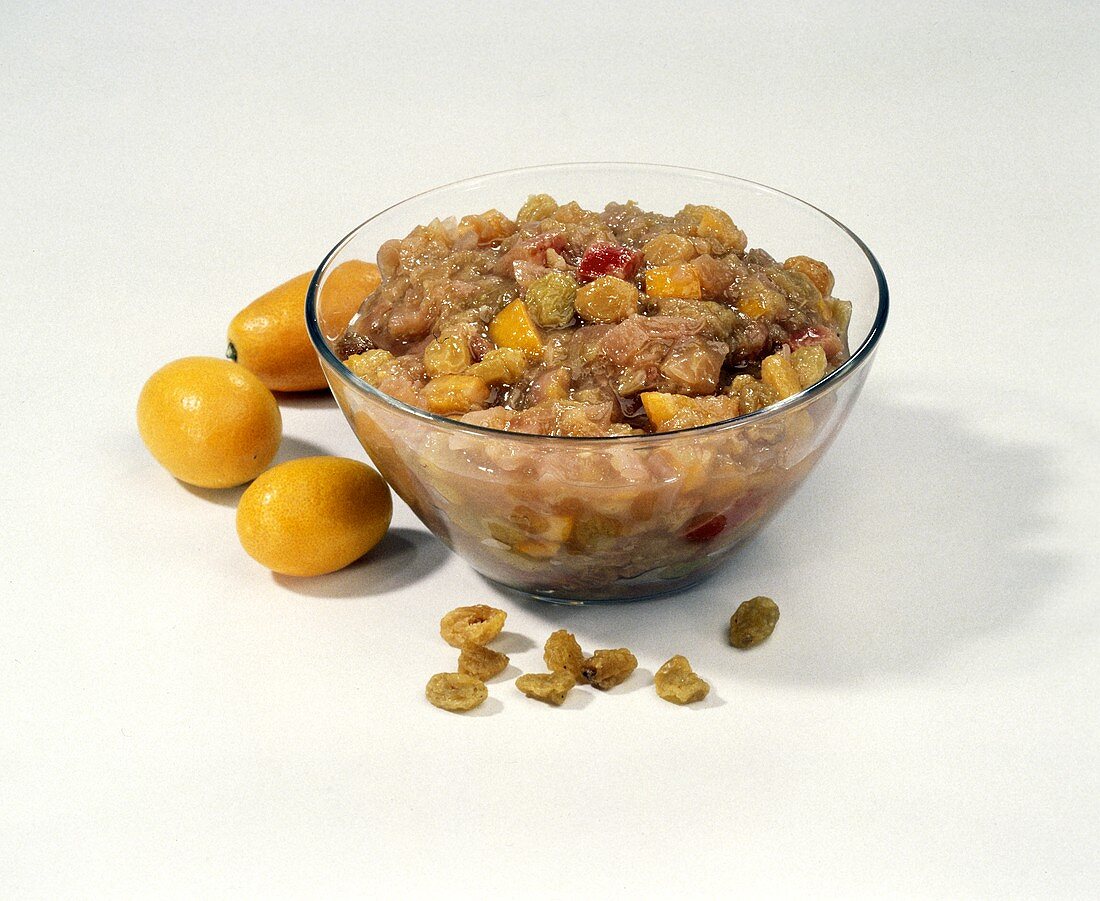 Kumquat Relish in a Bowl