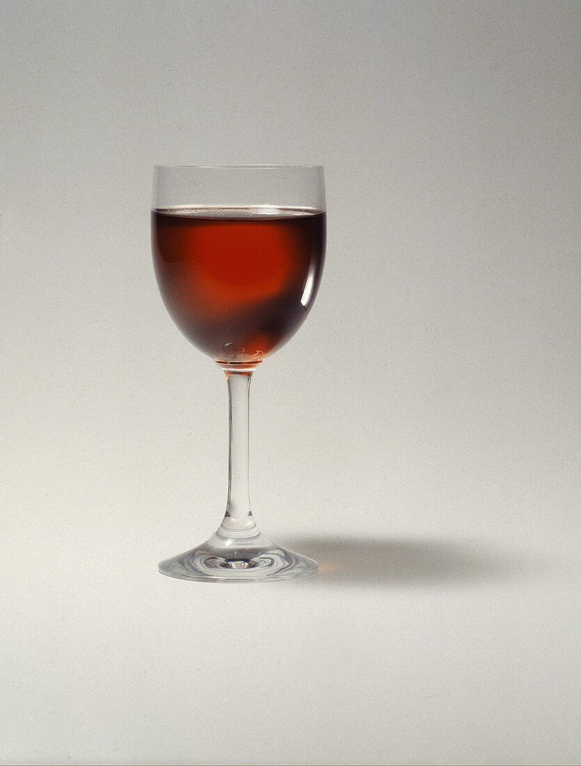 Ein Glas Rotwein