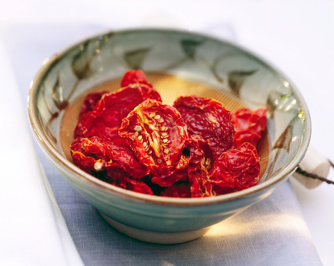 A Bowl of Sun Dried Tomatoes