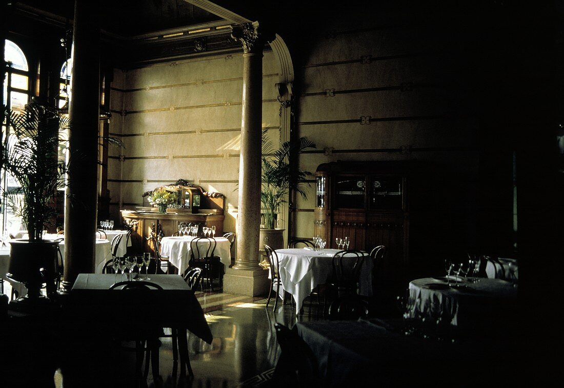 Italienisches Restaurant am Lago di Garda, Innenraum