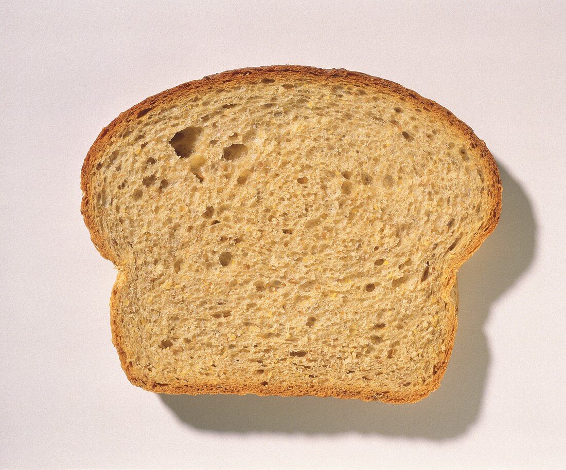 Single Slice of Wheat Bread