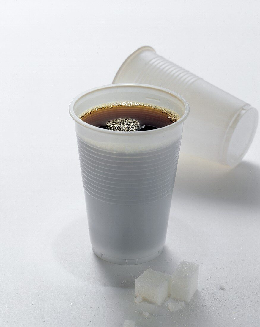 Coffee in Plastic Cup