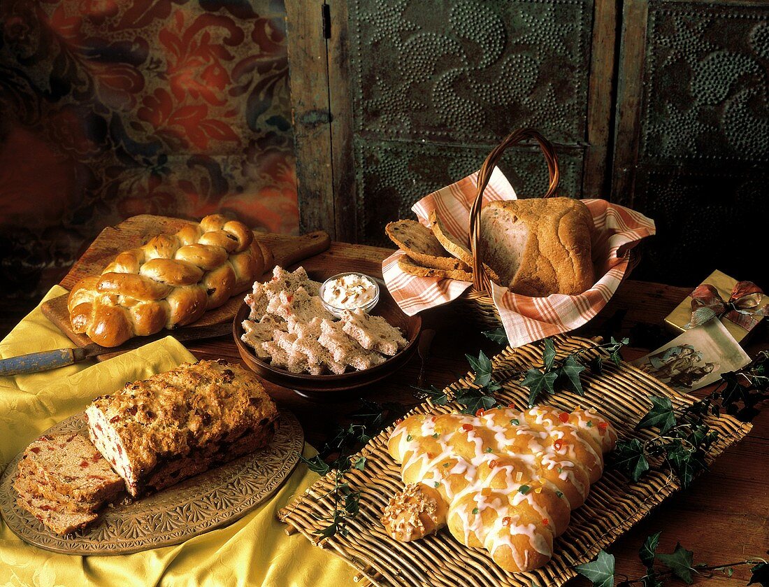 Assorted Christmas Breads