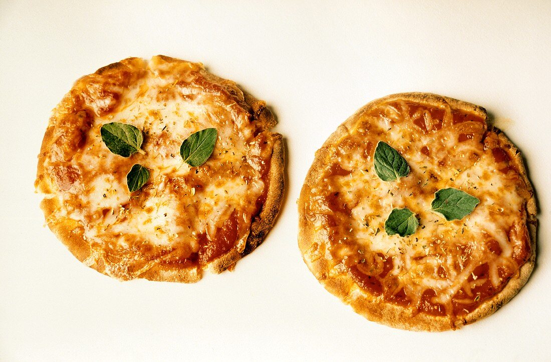 Two Cheese Pita Pizzas
