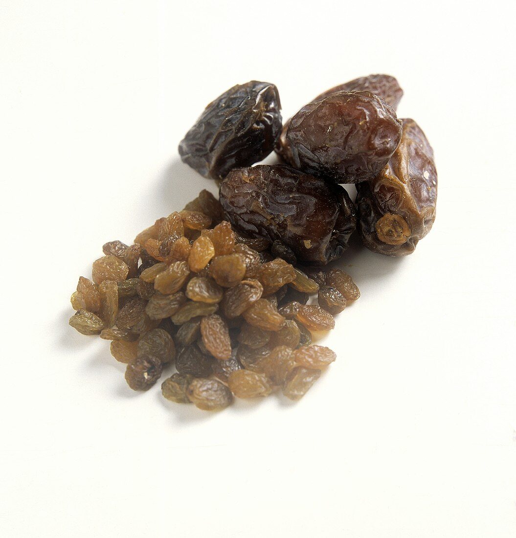 Dates and raisins