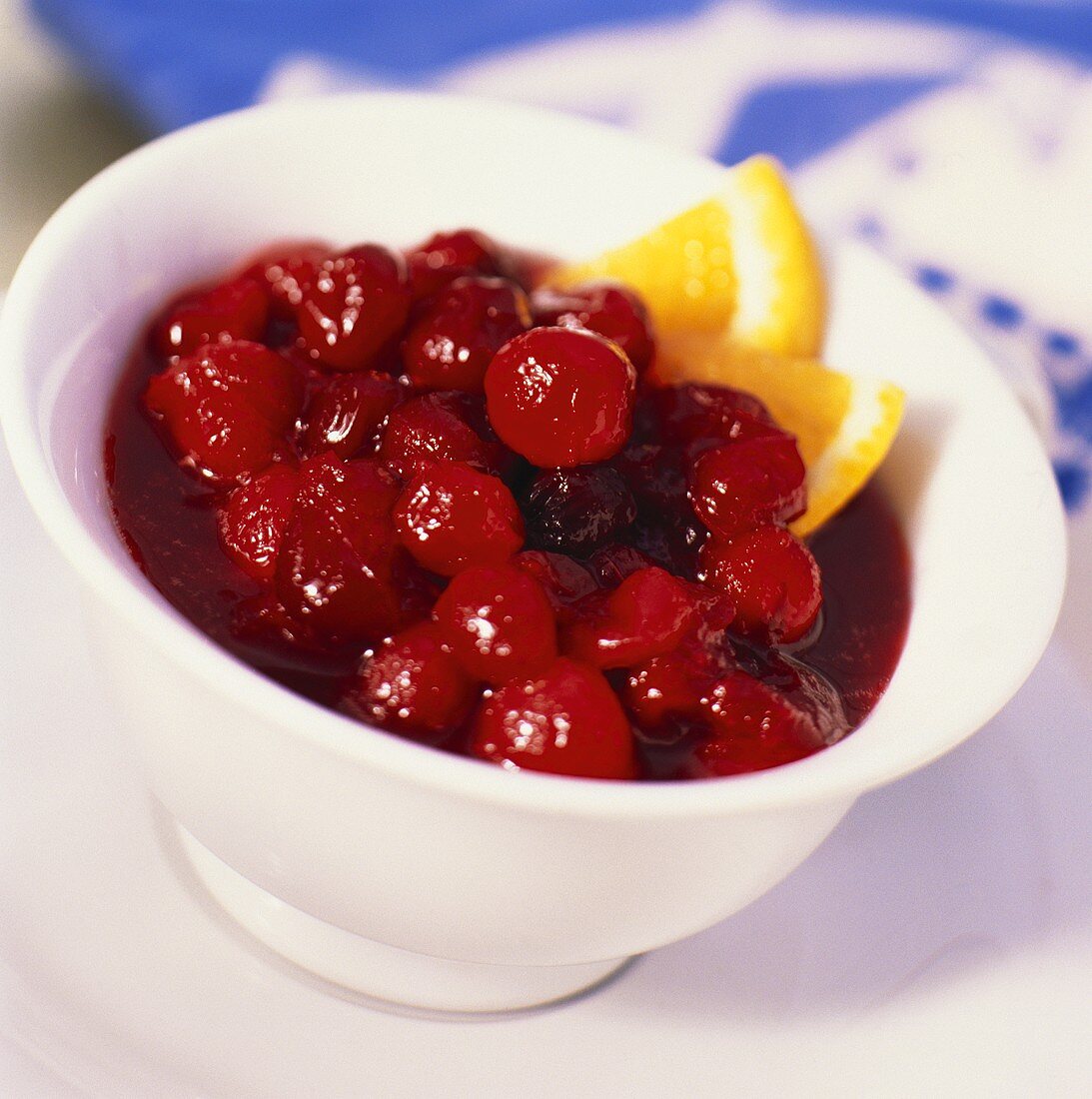 Bowl of Fresh Cranberry Sauce