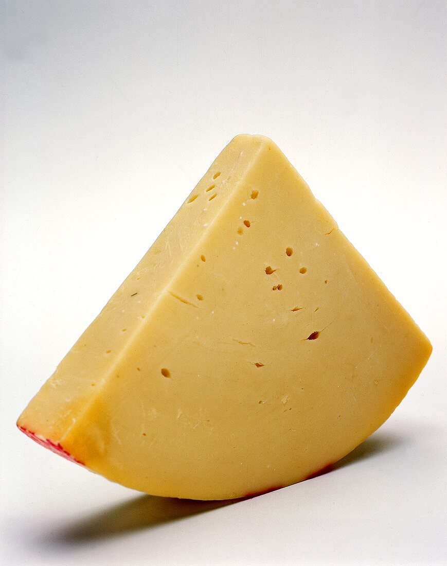 A Wedge of Provolone Cheese
