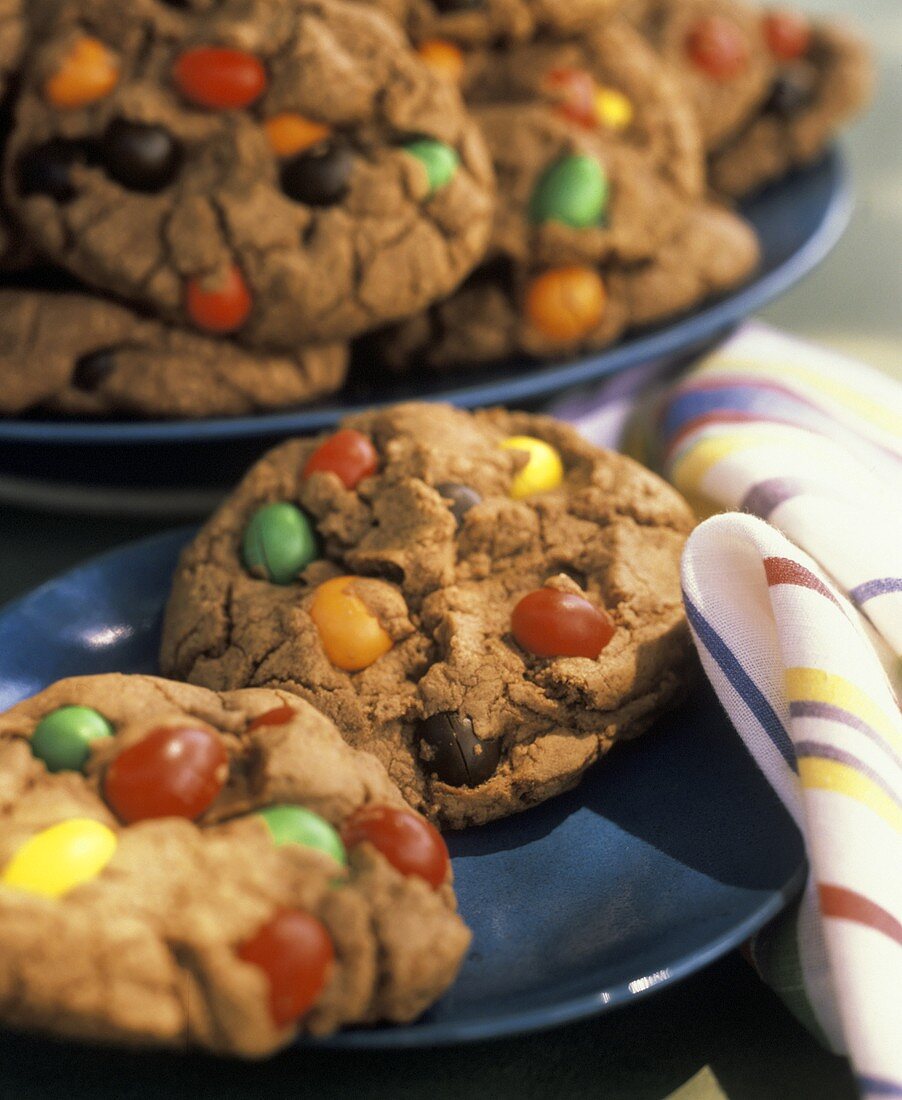 Chocolate Chip Cookies mit Smarties