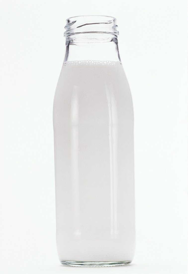 A Glass Bottle of Milk