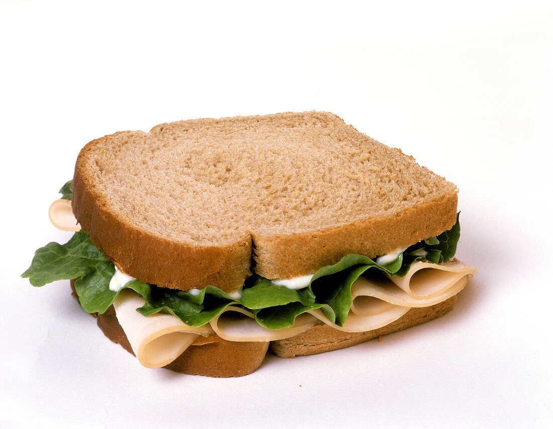 Sandwich mit Putenschinken