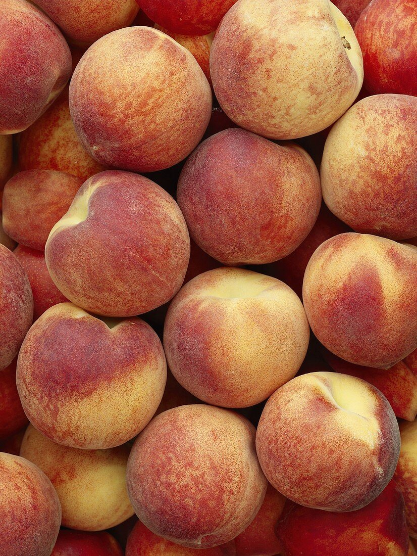Viele Pfirsiche (bildfüllend)