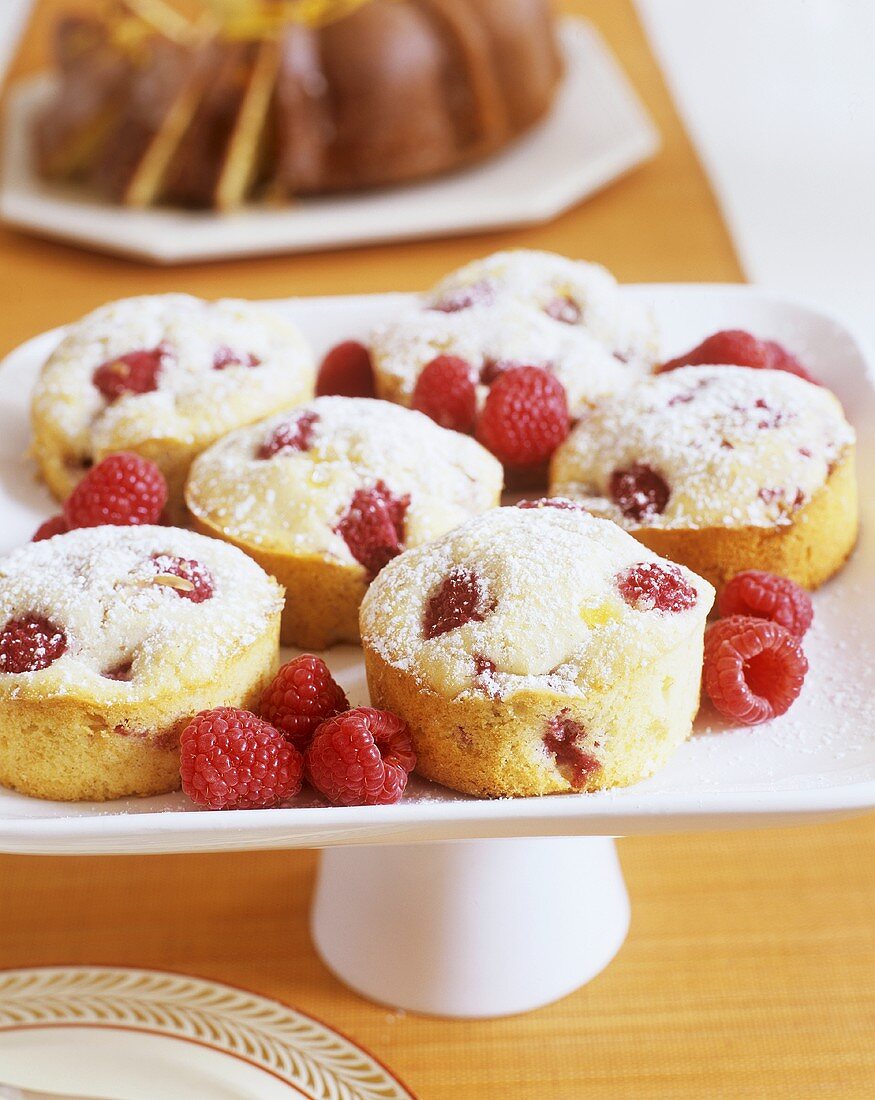 Muffins mit Himbeeren