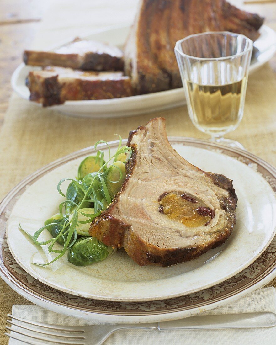 Costoletta alla piacentina (Stuffed pork chop)