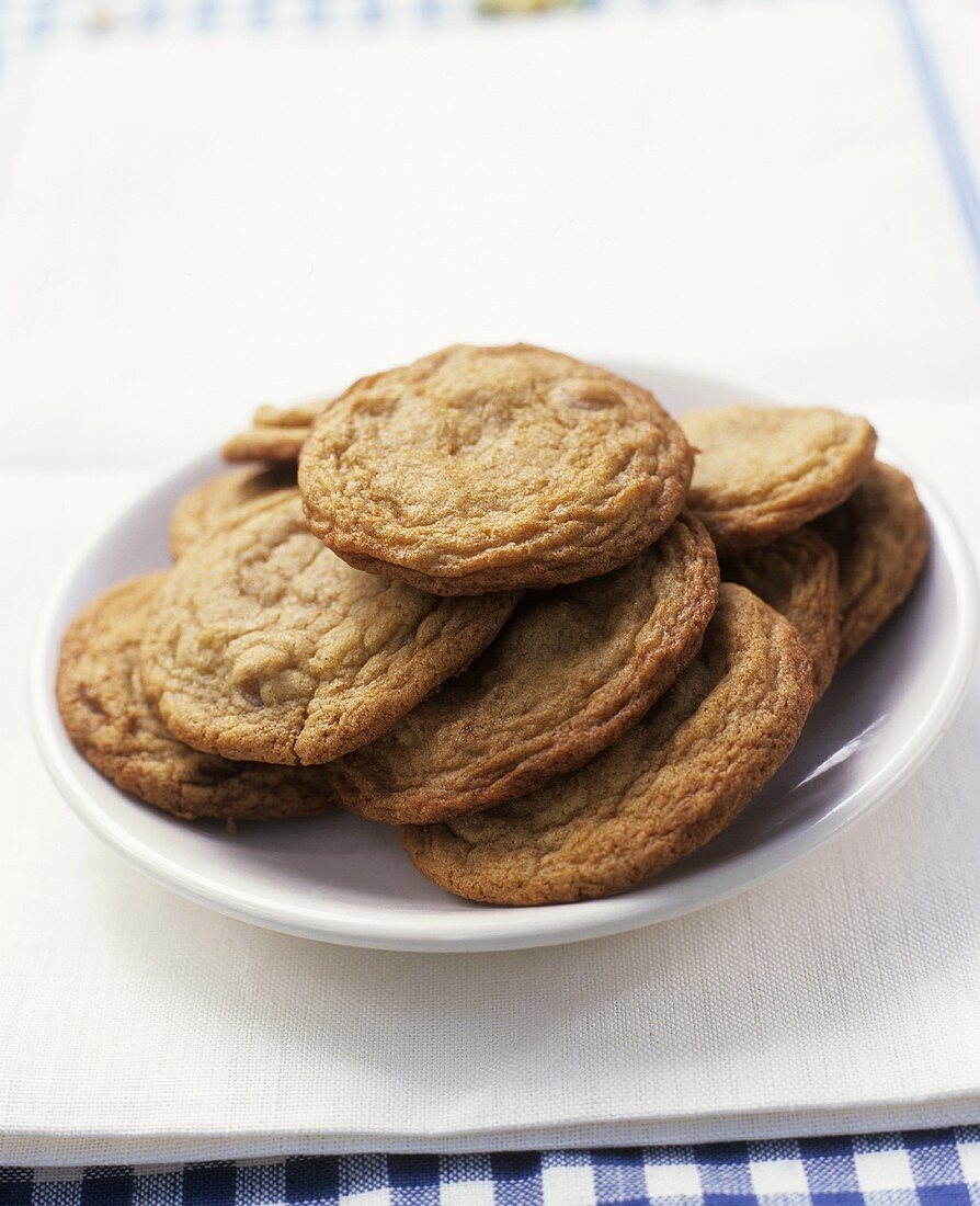 Cookies auf Teller